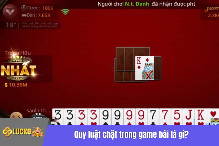 Quy luật chặt trong game bài là gì?